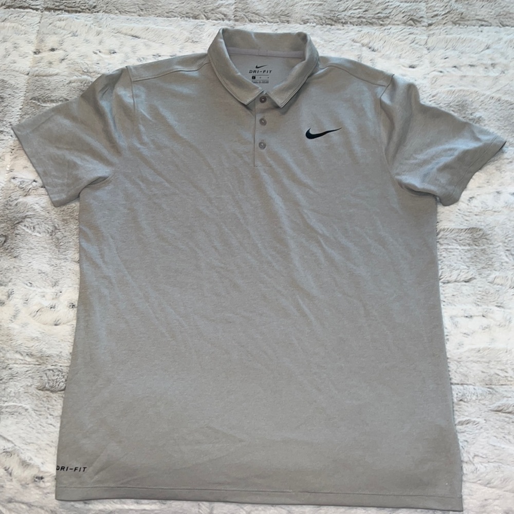 Nike button up collared shirt